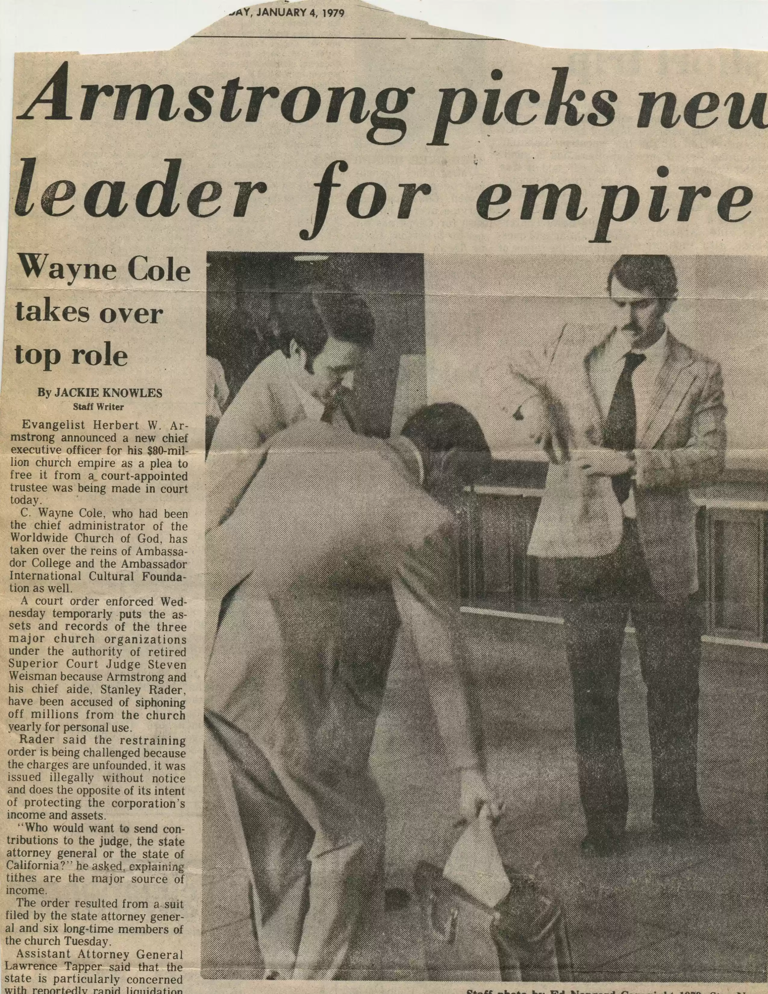 3. Pasadena Star News, 1-4-79